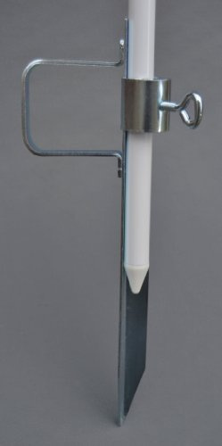 DER STABIELO ® - RASENDORN Nr. 30 LÄNGE 540 mm - aus 4 mm Ø DEUTSCHEM STAHL - Sonnenschirmhalter - HOLLY PRODUKTE STABIELO ® - Stockhalterung mit Druckplatte zur Befestigung von Schirmstöcken bis 30 mm Ø -INNOVATIONEN MADE in GERMANY - holly-sunshade ® - Lieferbar auch in Länge 430 mm - siehe ASIN - B00GMEQQSS - PREISE SO LANGE VORRAT REICHT -