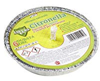Zig Zag, Candela alla Citronella, Fiaccola in Alluminio, prodotto in Italia, diametro 14 cm, durata 6 Ore