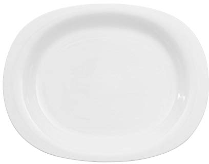 Villeroy & Boch New Cottage Basic Fuente, 34 cm, Porcelana Premium, Blanco