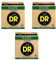 DR RPM-12 – Seltene Saiten für Westerngitarren, 012–054, 3er-Pack