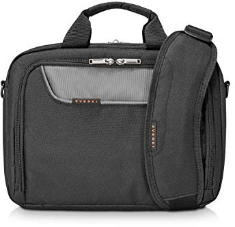 Everki Advance valigetta per laptop 17,3 – valigetta business per donna e uomo, ideale per viaggio, borsa messenger robusta – Nero (EKB407NCH17)