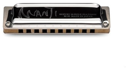Suzuki Diatonic Harmonica Manji M-20 - key of Low-Eb