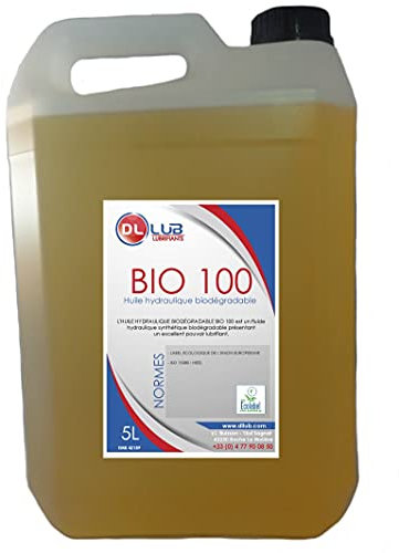 DLLUB - HUILE HYDRAULIQUE BIODÉGRADABLE BIO 100-5 litres