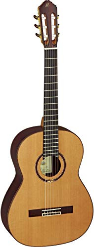 ORTEGA Custom Master Selection Konzertgitarre 4/4 Made in Spain - Natur Zeder inklusiv Koffer (M3CS)