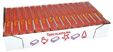 Jovi Knetmasse, 15 Tabletten à 150 g, Braun (7109)