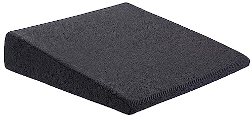 Brandsseller Sitzkeilkissen Stuhlkissen Autositzkissen Bürostuhlkissen - 38 cm x 38 x 8/2 cm Schwarz