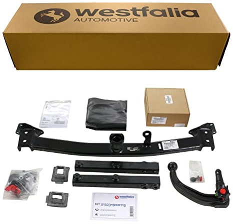 Westfalia Abnehmbare Anhängerkupplung für Mercedes A-Klasse (W169) (BJ 09/2004-06/2012), B-Klasse (W245) (BJ 03/2005-11/2011) - im Set mit 13-pol. fzg.-spez. Westfalia Elektrosatz