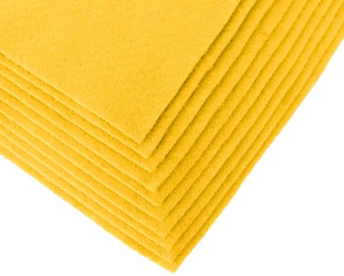 maDDma Bastelfilz Bögen 10er-Pack Flex Filz DIN A4, Stärke 1,5-2mm, Filzplatte, 50 Farben