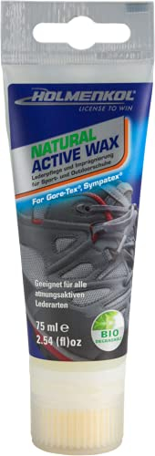 Holmenkol Lederpflege Lederpflege Natural Active Wax, transparent, 75 ml, FA003921165