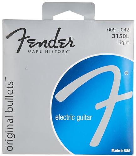 Fender Original Bullets String Set - 3150L (009/042) - Pure Nickel - Bullet Ends