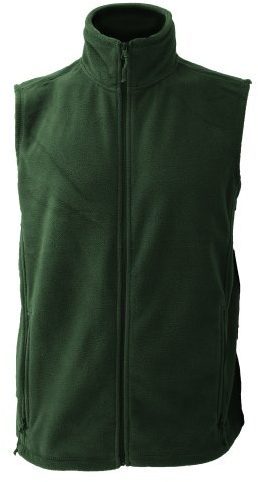 Jerzees Colour Fleece Gilet Jacket / Bodywarmer (L) (Bottle Green)