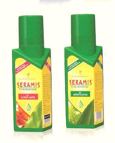1 x Seramis Vitalnahrung für Grünpflanzen 500 ml & 1 x für Blühpflanzen 500 ml