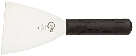 Mercer Culinary Millennia Grill Scraper, 4 Inch x 4-1/2 Inch Blade, Black Handle