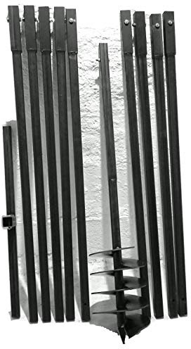 200 mm 10 meter Erdbohrer Brunnenbohrer Handerdbohrer Erdlochbohrer Brunnenbau Pfahlbohrer brunnenbohrgerät