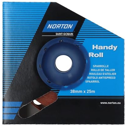 Norton handy rolls - Lija rollo r222 38mm 25m g400