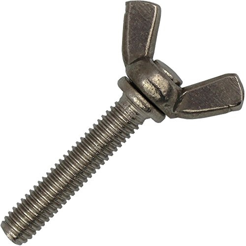 5 Stück Flügelschrauben M6 X 50 amerik. Form ähnl. DIN 316 Edelstahl A2