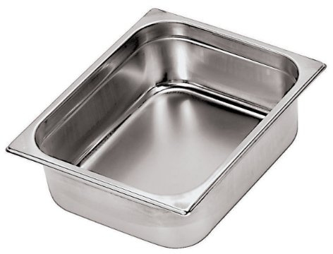 PADERNO 14102-15, Bacinella Serie Gastronorm in Acciaio Inox, 53X32,5 cm