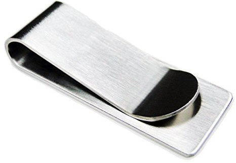 Tapp Collections Silver Stainless Steel Slim Money Clip #3 - Silver
