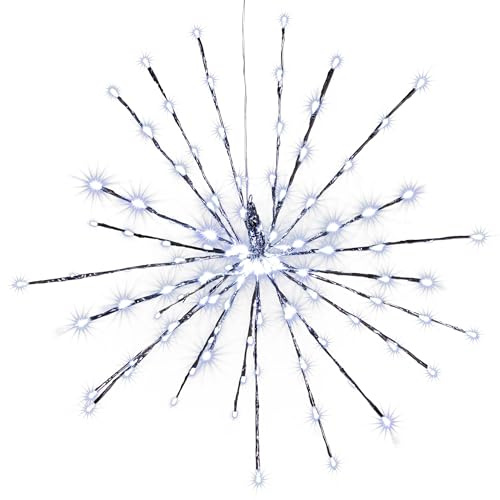 Nipach GmbH Meteor-Stern - 120 LED Leuchtfarbe weiß - für Innen und Außen - mit Trafo