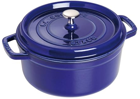 STAUB 40510-265-0 Cocotte Round 22cm Dark Blue