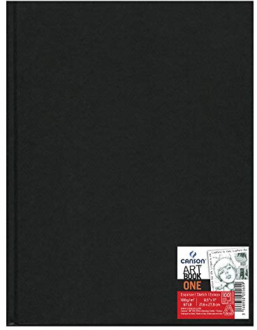 Canson 200005569 Art Book One 21.6 x 27.9 cm, weiß