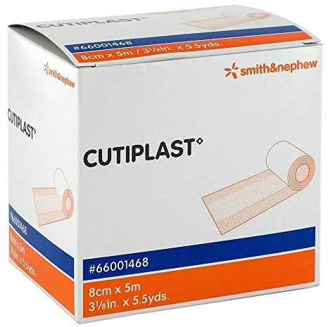 Smith & Nephew Cutiplast Medicazione non -Sterile in tessuto confortevole, 5 m x 4 cm