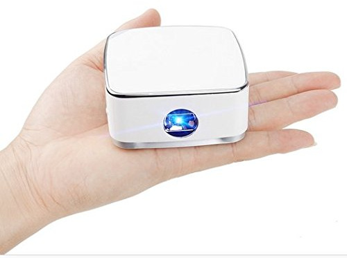 Gowe Mini Mobile Oxyde de vidéoprojecteur DLP LED RVB Home Cinema + trépied + Télécommande pour Divertissements Leisure Prend en charge iOS Andorid