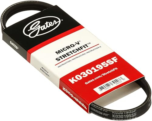 Gates K030195SF Stretch Fit Micro V Serpentine Drive Belt