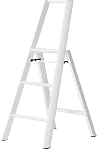 Unbekannt Trittleiter LUCANO 3-stufig weiß - (META_94011.White)