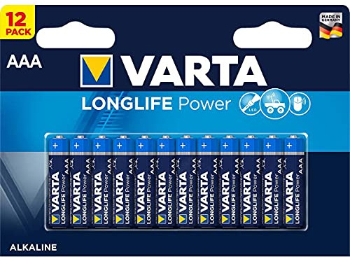 Varta 4903 High Energy AAA Micro LR03 Batteries Pack of 8 Blisters of 12