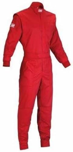 Omp OMPNB157906154 - Tuta meccanica estiva, taglia 54, colore: Rosso