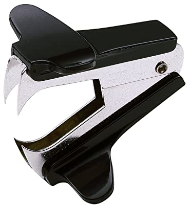 novus Enthefter B80, für alle Klammertypen, Schwarz, 10 Stück