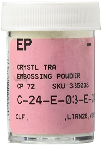 Stampendous Embossing Powder .6 Ounce-Sparkly Crystal Transparent