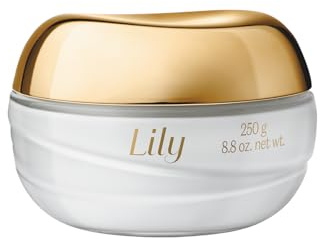 O Boticário Lily Crema Hidratante Corporal | Loción Corporal Perfumada | Fragancia Prolongada Flor del Lirio y 48 Horas de Hidratación | 250 g