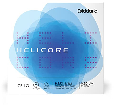 D'Addario Helicore 4/4 skala medelspänning fjärdedels inställande cello A-sträng