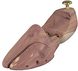 HEBOLD Schuhmacherei Tenditore per scarpe in legno di cedro Shoe Tree con bottone in metallo: taglia 38