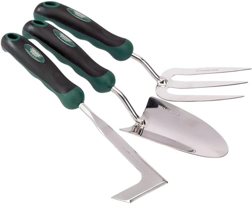 DRAPER EXPERT 3 STÜCK EDELSTAHL HEAVY DUTY Gabel, Kelle und Unkrautjäter Set