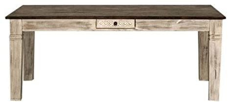 MASSIVMOEBEL24.DE | Kolonial Mango massiv Möbel Massivholz Esstisch 190x90 Akazie Kolonialstil Massivmöbel Holz massiv Castle-Antike #109