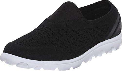 Propét dam W5104 TravelActiv tofflor, svart, svart - 12 W EU