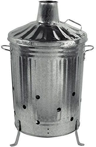 Gardman Large Metal Galvanised Dustbin Composter