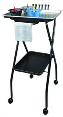 (USA Made) KAYLINE Designed Model FT59-A Salon Kayline Service Tray (Includes 1 Tray) w/ Black Trays. +Free Double Dip Comb/Brush