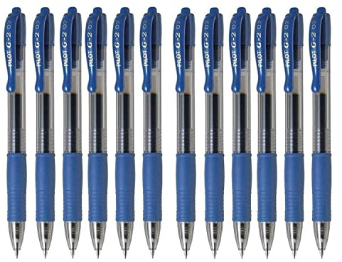 Pilot - G-2 - Bolígrafo Tinta De Gel - Azul - Punto Medio - (Caja 12 unidades)