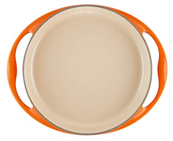 Le Creuset Gusseisen Tatin-Backform, Rund, Ø 28 cm, Für alle Herdarten inkl. Induktion geeignet, 2,6 Liter, Ofenrot, 20129280902460