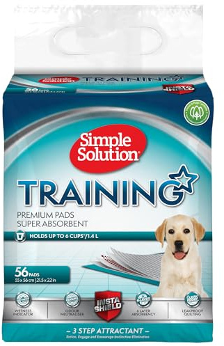 Simple Solution Training 92002 Hygienunderlägg för hundar, Vit, 56 stycken