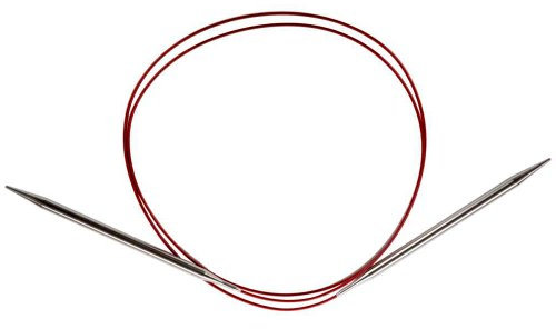 ChiaoGoo Red Lace Circular 47-inch (119cm) Stainless Steel Knitting Needle; Size US 2 (2.75mm) 7047-2 by ChiaoGoo