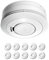 Ei electronics EI - 650 Lot de 10 Ans (Fixe verbauter de fumée-Pile Lithium 3 v durée de Vie du Produit 10 Ans Blanc, Blanc, Ei650-3H161
