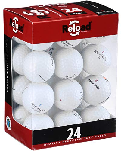 Top Flight Reload Recycled Golf Balls (24-Pack) Top Flite Golf Balls, White, One Size