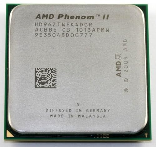 AMD Phenom II X4 960 3.3GHz 2MB L2 - Procesador (AMD Phenom II X4, 3,3 GHz, Socket AM3, PC, 45 NM, 2 MB)