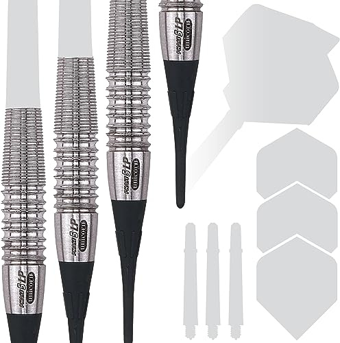 Unicorn Soft Tip Darts Barrels | Evolution World Champion Series Phase 1, 2, 3, 5 & 6 | Natural 90%, 95% & 97% Tungsten Barrels | 18g, 20g or 22g