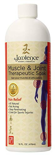 Jadience Muscle & Joint Pain Relief Herbal Bath – 16oz - Sore Muscles, Swollen Joints, Pulled Muscle & Back Pain Management MADE IN THE USA - 100% All-Natural Ingredients